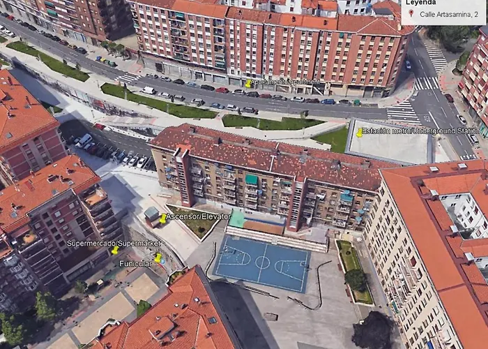 Calida Vivienda Turistica Centrica Junto Al Funicular Y Metro Бильбао